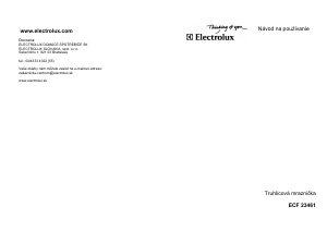 Návod Electrolux ECF23461 Mraznička