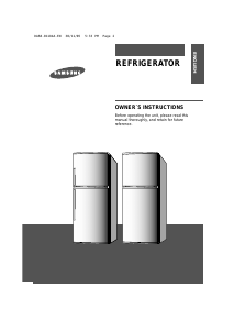 Handleiding Samsung RT401MASS Koel-vries combinatie