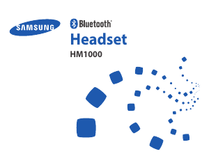 Manuale Samsung HM1000 Headset