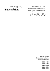 Manual de uso Electrolux EHG6430 Placa