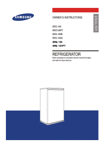 Manual Samsung SRG-149G Refrigerator