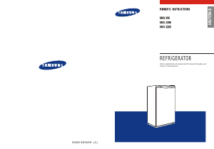 Manual Samsung SRG-119G Refrigerator