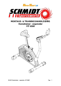 Handleiding Schmidt FIT 6500 Hometrainer