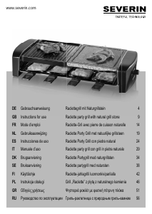 Käyttöohje Severin RG 9645 Raclette-grilli