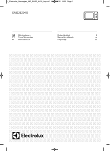 Manual Electrolux EMS26204O Micro-onda