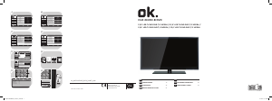 Manual de uso OK OLE 24450-B DVD Televisor de LED