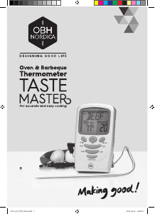 Käyttöohje OBH Nordica 4770 Taste Master Ruokalämpömittari