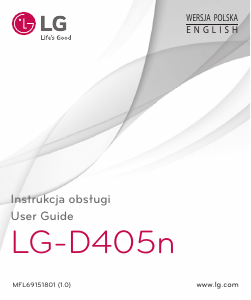 Instrukcja LG D405n L90 Telefon komórkowy