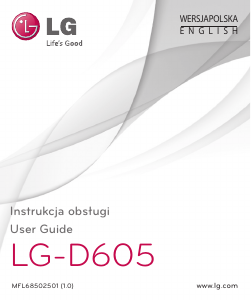 Instrukcja LG D605 Optimus L9 II Telefon komórkowy