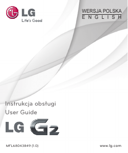 Instrukcja LG D802n G2 Telefon komórkowy
