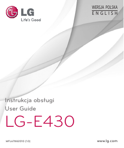 Handleiding LG E430 Optimus L3 II Mobiele telefoon