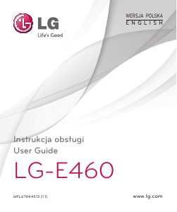 Instrukcja LG E460 Optimus L5 II Telefon komórkowy