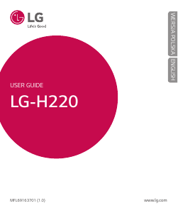 Handleiding LG H220 Joy Mobiele telefoon