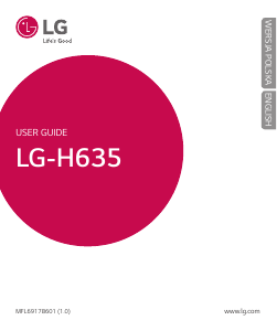 Handleiding LG H635 G4 Stylus Mobiele telefoon