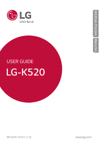 Handleiding LG K520 Stylus II Mobiele telefoon