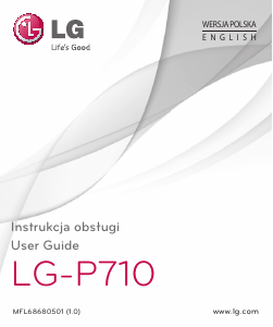 Instrukcja LG P710 Optimus L7 II Telefon komórkowy