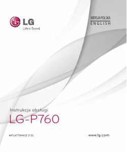 Instrukcja LG P760 Optimus L9 Telefon komórkowy