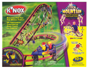 Handleiding K'nex set 14144 Thrill Rides Storm mountain