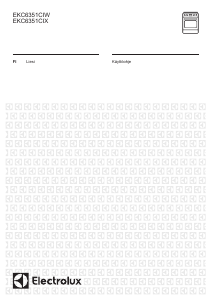 Käyttöohje Electrolux EKC6351CIX Liesi