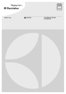 Manual Electrolux EKG511109 Aragaz