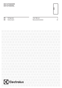 Bedienungsanleitung Electrolux EK107000WR Kühlschrank