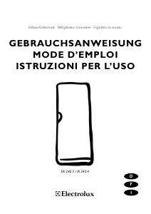 Mode d’emploi Electrolux EK2425LIWE Réfrigérateur