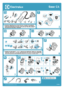 Прирачник Electrolux EC41-ANIM Правосмукалка