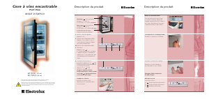 Mode d’emploi Electrolux EK170010SR Cave à vin