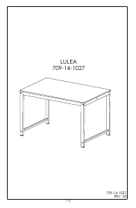 Посібник JYSK Lulea Обідній стіл