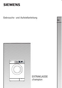 Bedienungsanleitung Siemens WXL140C Waschmaschine