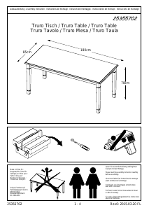 Manual JYSK Truro Masă bucătărie