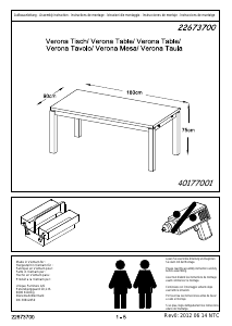 Manuale JYSK Verona Tavolo da pranzo