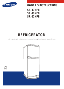 Manual Samsung SR-24WME Fridge-Freezer