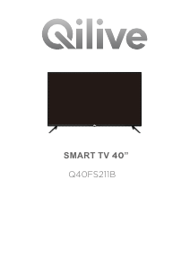 Manual de uso Qilive Q40FS211B Televisor de LED