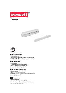 Manual Menuett 009-986 Clothes Drying Rack