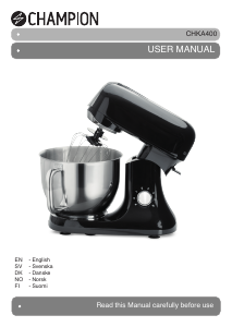 Manual Champion CHKA400B Stand Mixer