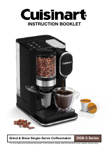 Manual Cuisinart DGB-2 Coffee Machine