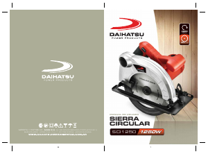 Manual de uso Daihatsu SCI 1250 Sierra circular