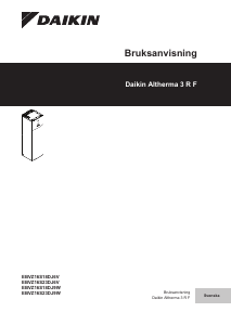 Bruksanvisning Daikin EBVZ16S18DJ6V Värmepump