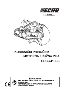 Priručnik Echo CSG-7410ES Kružna pila