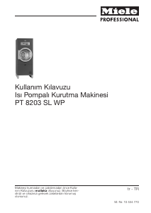 Kullanım kılavuzu Miele PT 8203 SL WP Kurutma makinesi