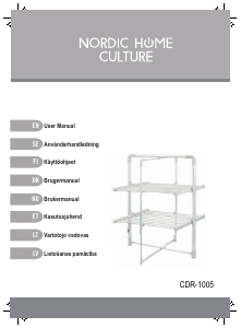 Manual Nordic Home Culture CDR-1005 Clothes Drying Rack