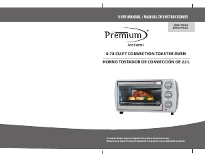 Manual de uso Premium PTO220C Horno