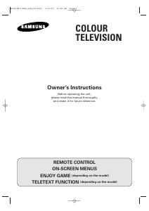 Manual Samsung CS-21M16MG Television