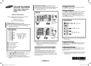 Manual Samsung CS29B850FB Television