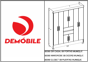 Посібник Demóbile 82060-105 Munique Гардероб