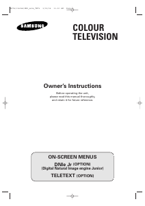 Manual Samsung CS-29M20EQ Television