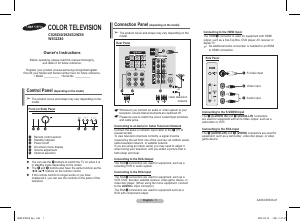 Manual Samsung CS-29Z50HN Television