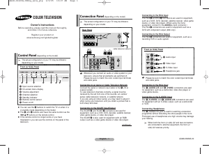 Manual Samsung CS-21M21EN Television