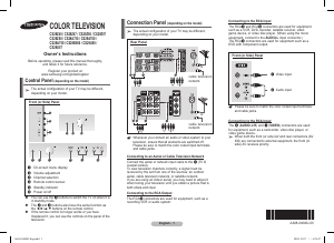 Manual Samsung CS29C510CL Television